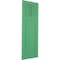 Ekena Millwork True Fit PVC San Miguel Mission Style Fixed Mount Shutters, Lilly Pads, 12W x 42H, PR TFP001SM12X042LP - alternate 9